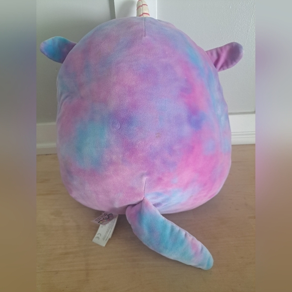Retired Squishmallows Aurora the Unicorn – 16” Plush – Tie-Dye Pastel - Picture 4 of 5